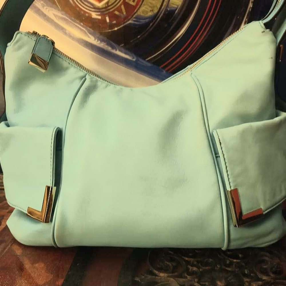 Aquamarine Michael Kors shoulder bag